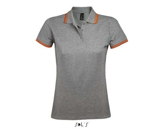 SOLS PASADENA WOMEN 00578 MELANGE GREY   ORANGE A