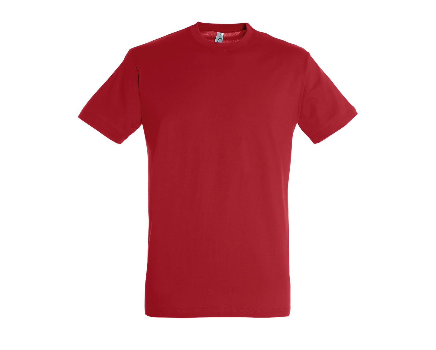 Rød T-shirt med logo tryk (DTF brysttryk)