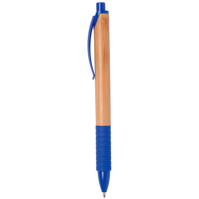 Bamboo Ballpoint Pen with Rubber Grip