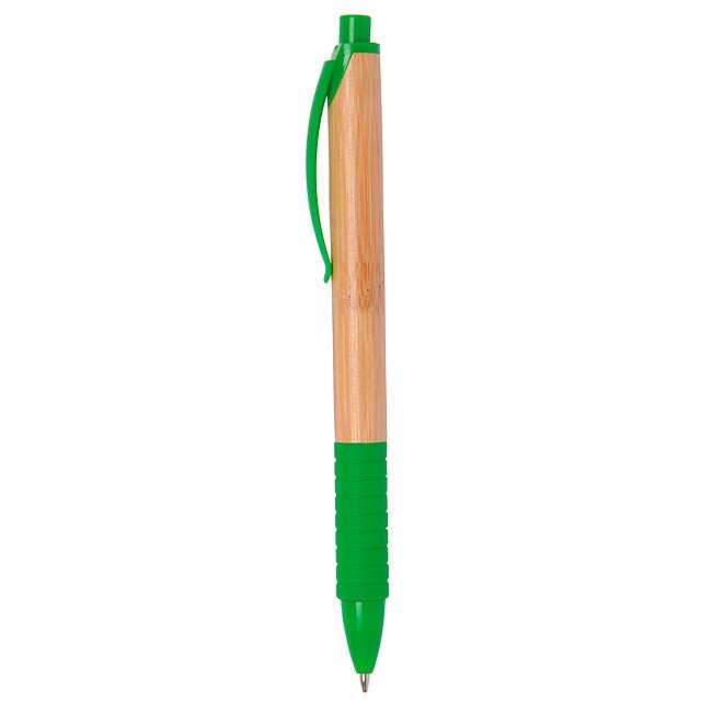Bamboo Ballpoint Pen with Rubber Grip