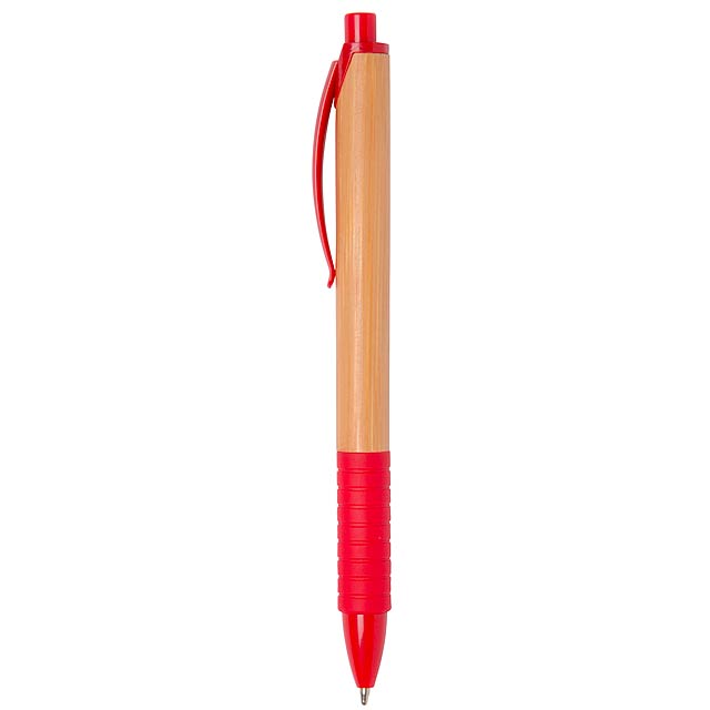 Bamboo Ballpoint Pen with Rubber Grip