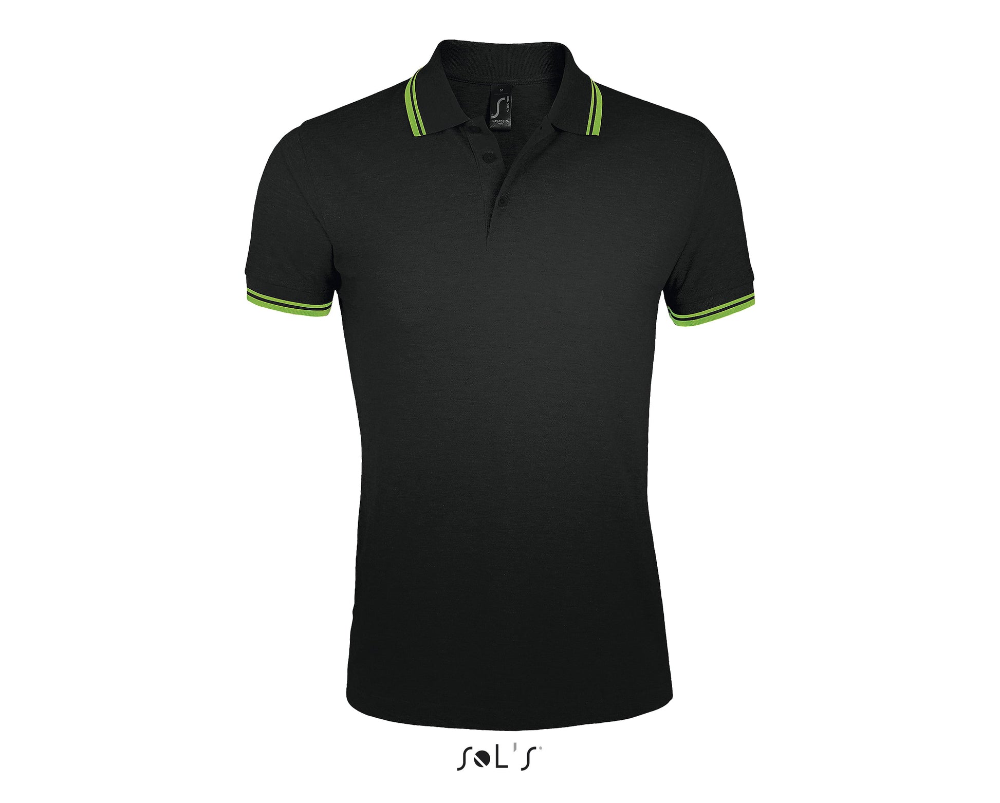 SOLS PASADENA MEN 00577 BLACK   LIME A