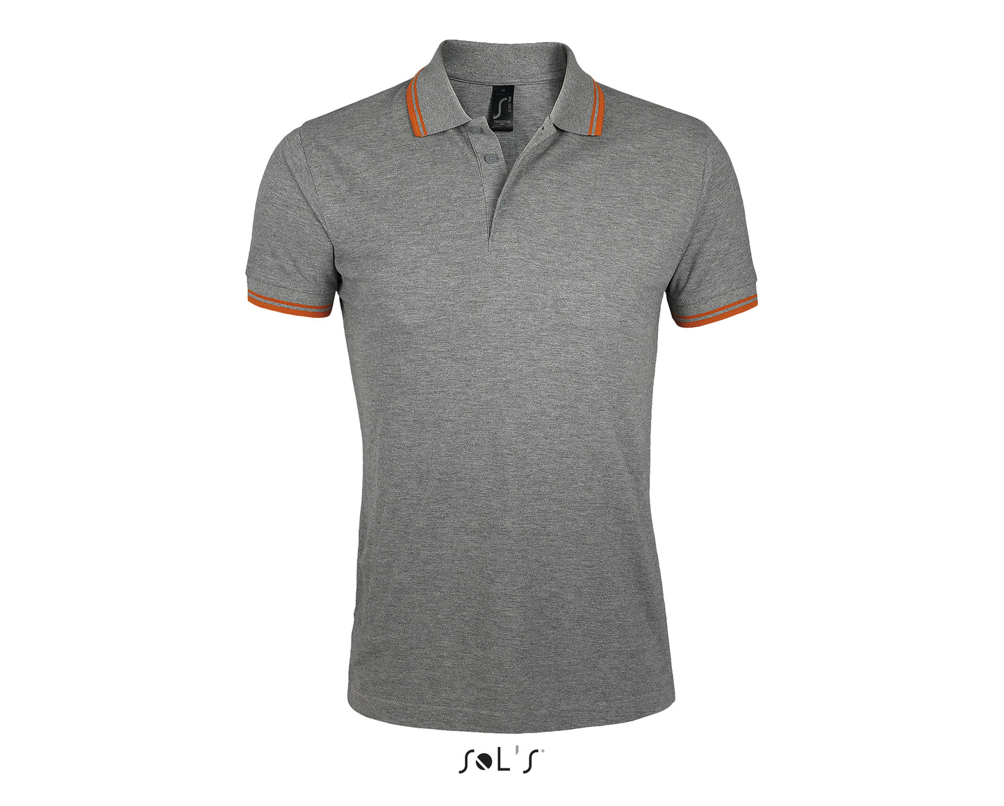 SOLS PASADENA MEN 00577 MELANGE GREY   ORANGE A