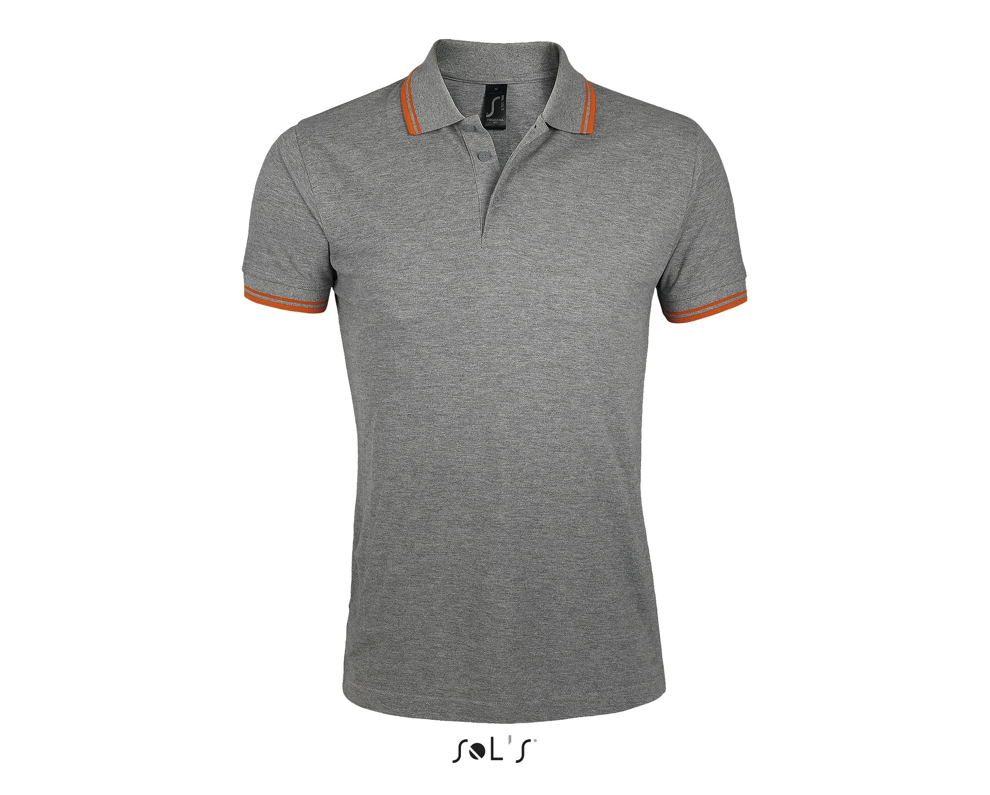 SOLS PASADENA MEN 00577 MELANGE GREY   ORANGE A