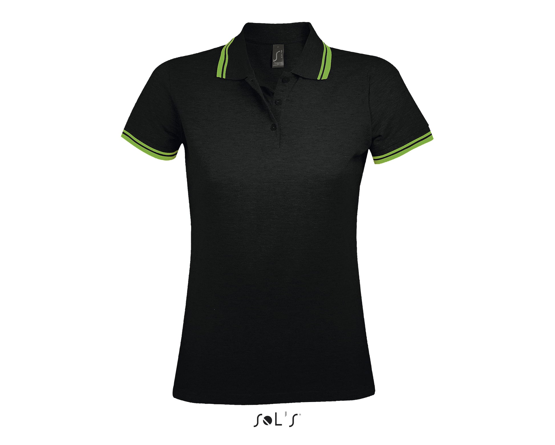 SOLS PASADENA WOMEN 00578 BLACK   LIME A