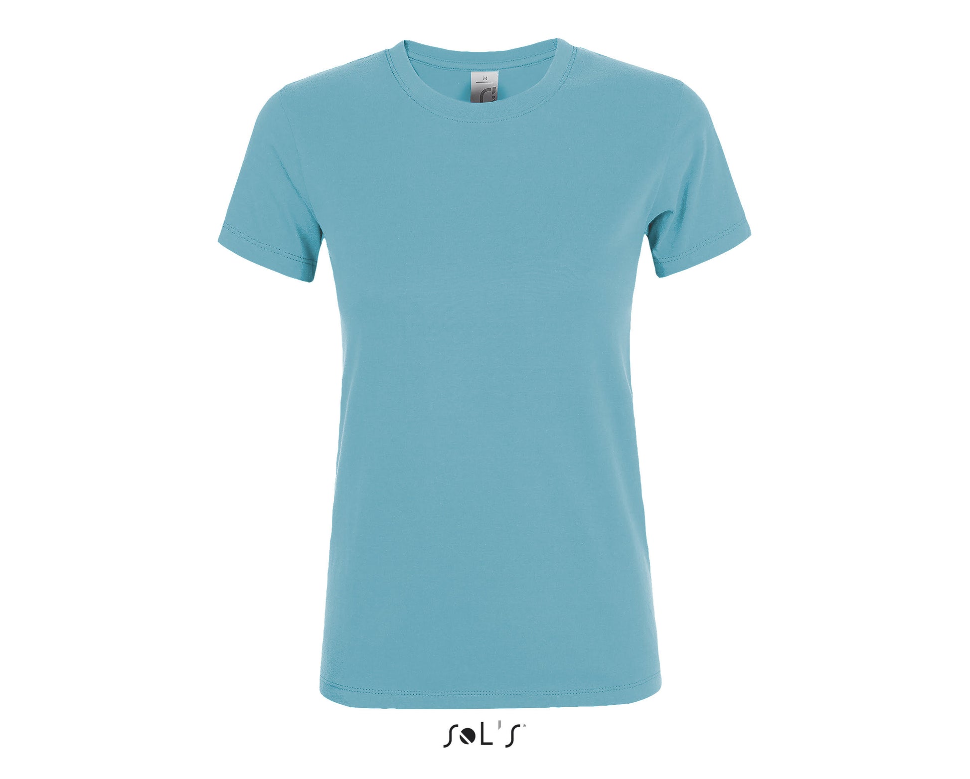 Ribbed Collar T Shirt Sol's Regent SOL'S REGENT FIT WOMEN